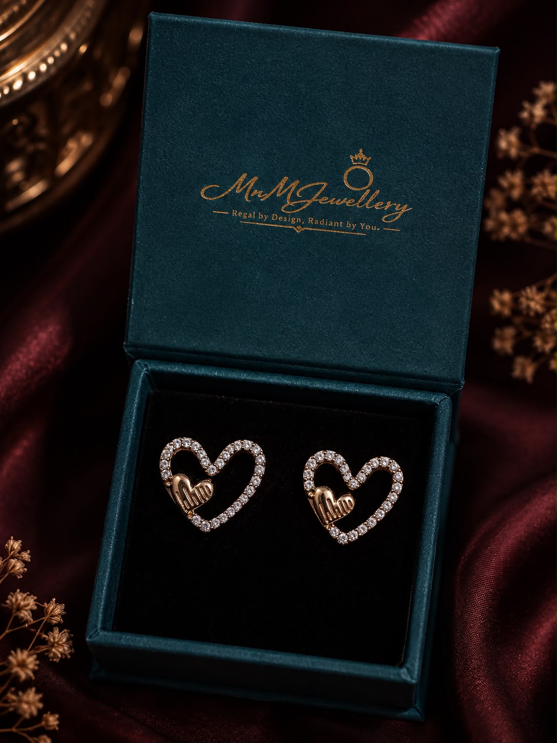 Eternal Embrace Studs, view 2
