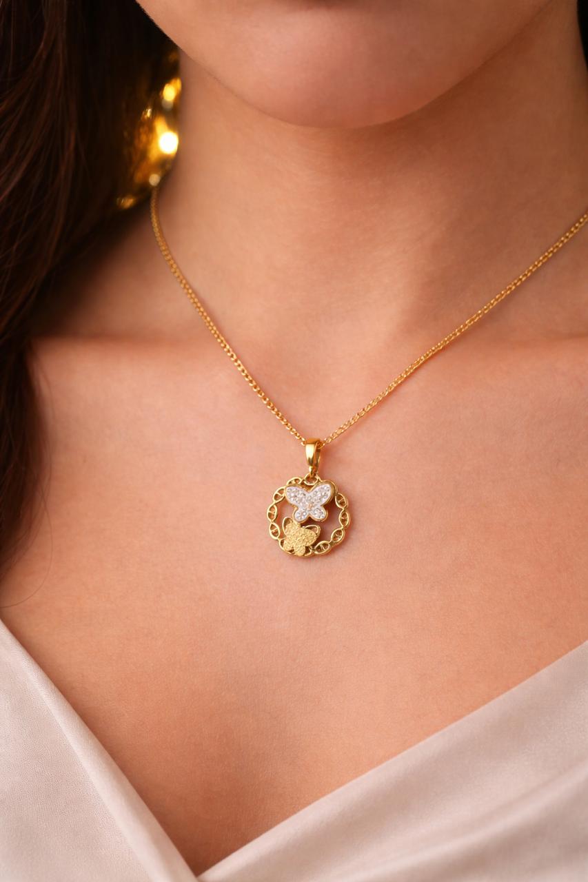 Butterfly Reverie Necklace, view 2